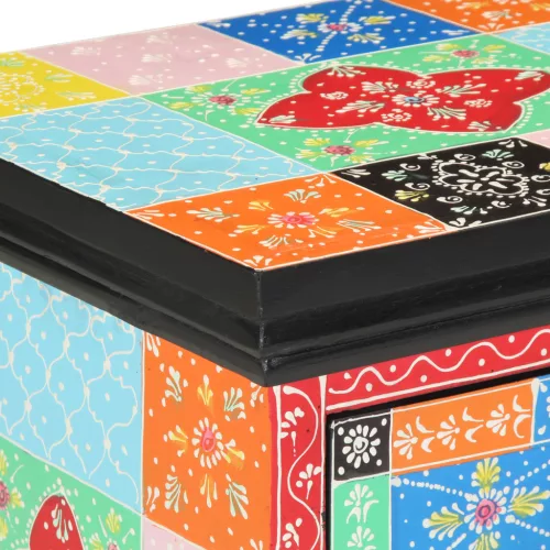  Éjjeli asztal Többszínű 40x35x45 cm Műanyag fa