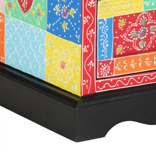  Éjjeli asztal Többszínű 40x35x45 cm Műanyag fa