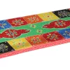  Színes Konzolasztal 100x30x75 cm Tömör Mangófából