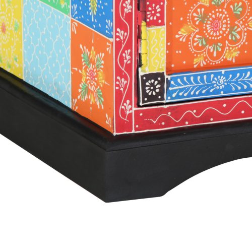  TV Szekrény Színes 100x35x50 cm Masszív Mangófa