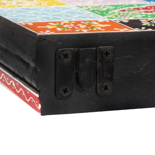  Fali Polcok 2 db 40x20x6 cm Tömbfa Mangó