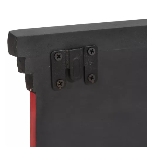  Falra akasztható kabátakasztó 4 akasztóval 80x25x2 cm Szilárd fa Mangó és MDF