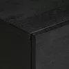  fekete tömör mangófa éjjeliszekrény 40 x 33 x 46 cm