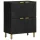  fekete szerelt fa komód 60 x 33 x 75 cm