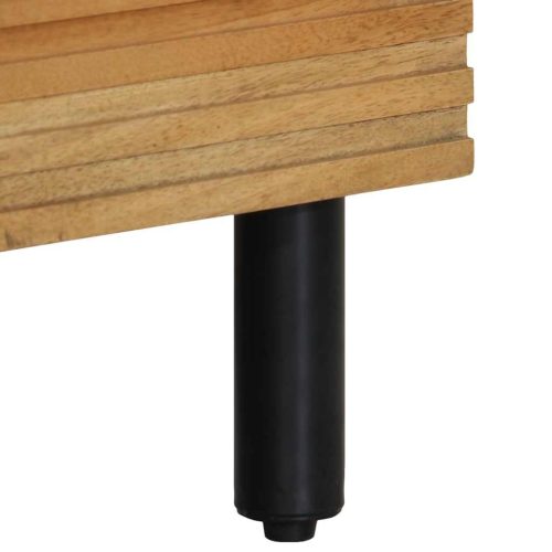  barna tömör mangófa magasszekrény 60 x 33 x 100 cm