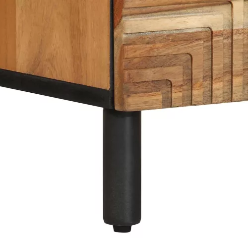  tömör akácfa éjjeliszekrény 40 x 33 x 46 cm