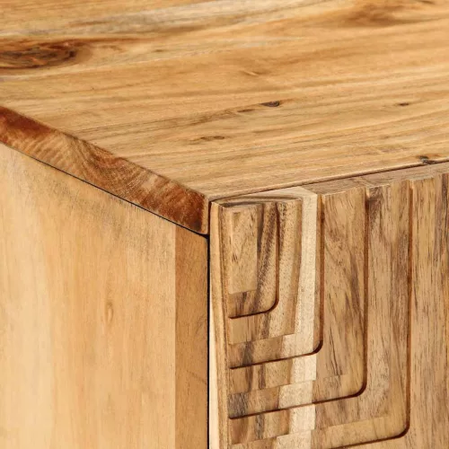  tömör akácfa TV-szekrény 105 x 33 x 46 cm