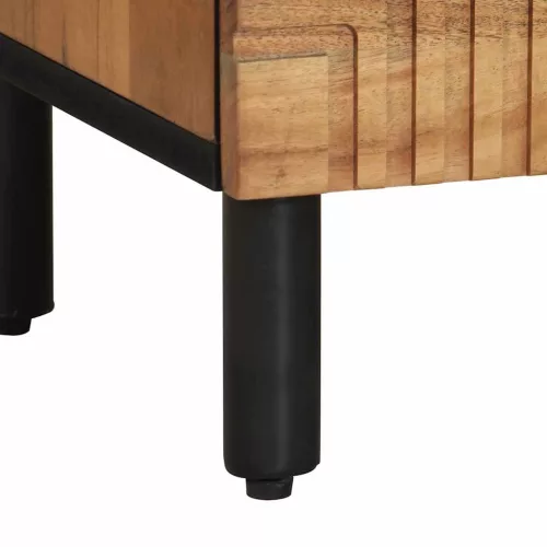  tömör akácfa TV-szekrény 70 x 33 x 46 cm