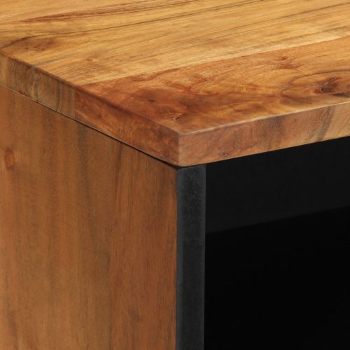  TV Szekrény 80x31,5x46 cm Tömör Akácfából