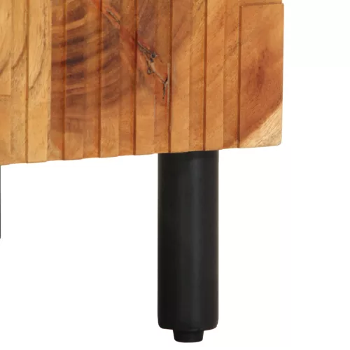  Fürdőszoba Szekrény 38x33,5x58 cm Tömör Akácfából