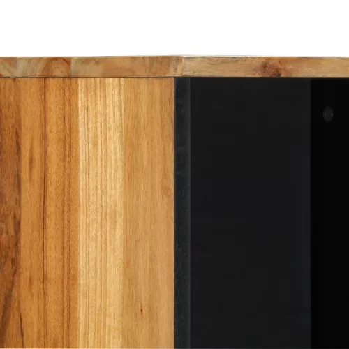  Fürdőszoba Szekrény 38x33x160 cm Tömör Akácfából