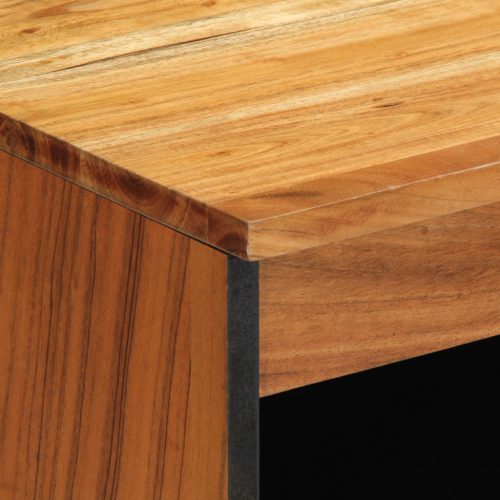  Oldalszekrény 60x33x75 cm Tömör akácfából