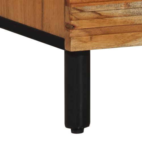  Tárolószekrény 80x33x75 cm Tömör Akácfából