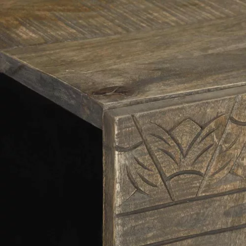  tömör mangófa fürdőszobai mosdószekrény 62 x 33 x 58 cm