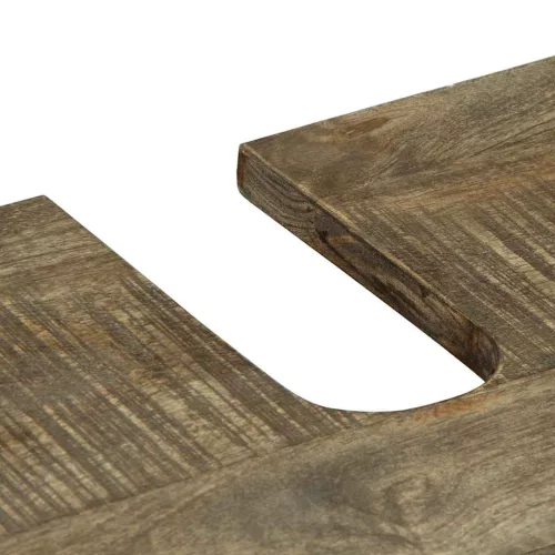  tömör mangófa fürdőszobai mosdószekrény 62 x 33 x 58 cm