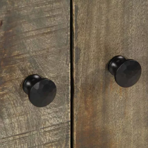  tömör mangófa fürdőszobai mosdószekrény 62 x 33 x 58 cm