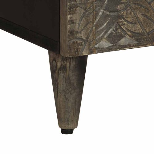  tömör mangófa fürdőszobaszekrény 38 x 33 x 160 cm