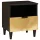  Éjjeli asztal Fekete és Arany 40 x 33 x 46 cm tömör mangófa