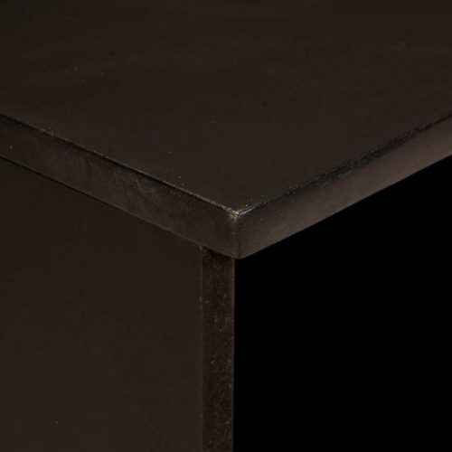  TV szekrény fiókkal Fekete és Arany 100 x 33 x 46 cm Faanyag