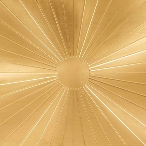  TV szekrény fiókkal Fekete és Arany 100 x 33 x 46 cm Faanyag