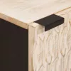  Éjjeliszekrény 2 pcs Fehér 40 x 33,5 x 46 cm Tömör Mangófát