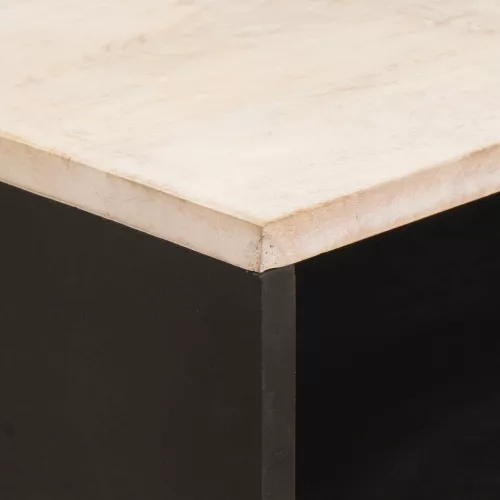  Éjjeliszekrény fiókkal Fehér 50 x 33 x 60 cm Tömör Mangófát