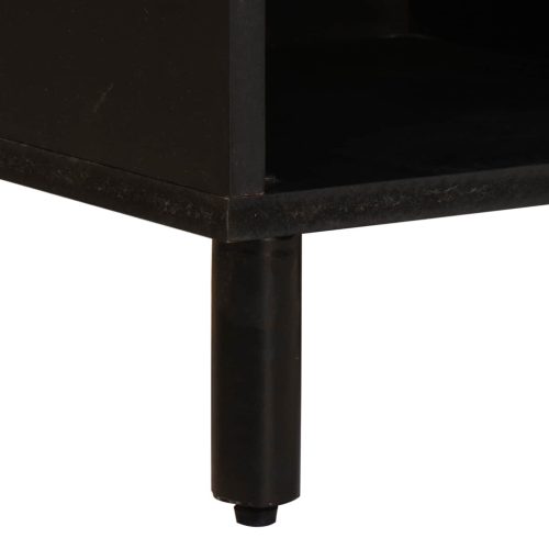  TV szekrény fiókkal Fehér mosott felület 80 x 33,5 x 46 cm