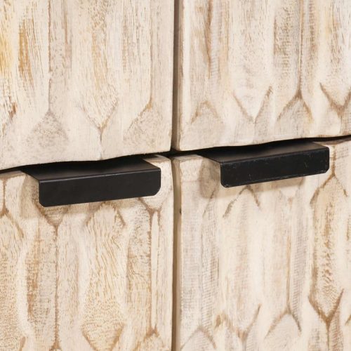  Széf Geometrikus Fehér mosott felület