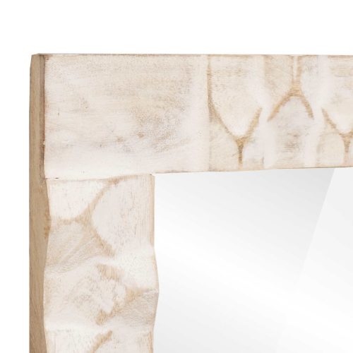  Fürdőszobai tükör Egyszínű Fehér mosott felület