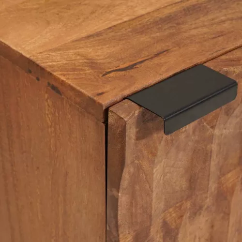  Éjjeliszekrény Barna 40 x 33,5 x 46 cm Tömör Mangófát