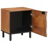  Éjjeliszekrény 2 pcs Barna 40 x 33,5 x 46 cm Tömör Mangófát