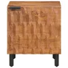  Éjjeliszekrény 2 pcs Barna 40 x 33,5 x 46 cm Tömör Mangófát