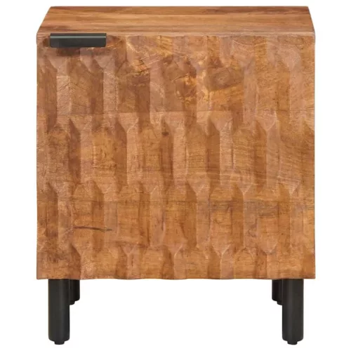  Éjjeliszekrény 2 pcs Barna 40 x 33,5 x 46 cm Tömör Mangófát