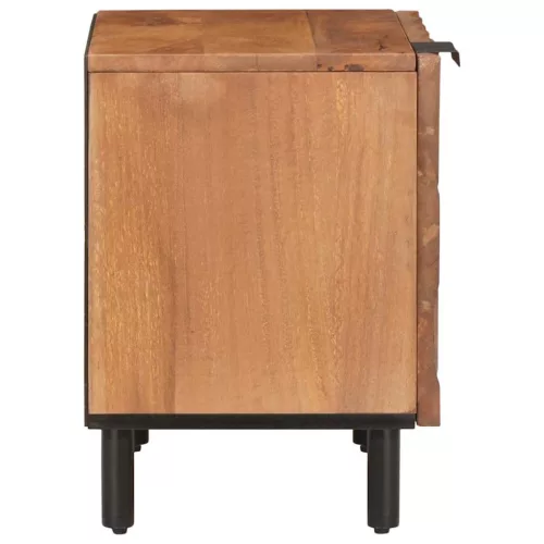  Éjjeliszekrény 2 pcs Barna 40 x 33,5 x 46 cm Tömör Mangófát