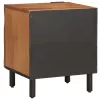  Éjjeliszekrény 2 pcs Barna 40 x 33,5 x 46 cm Tömör Mangófát