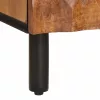  Éjjeliszekrény 2 pcs Barna 40 x 33,5 x 46 cm Tömör Mangófát