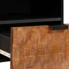  Éjjeliszekrény 2 pcs Barna 40 x 33 x 46 cm Tömör Mangófát