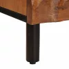  Éjjeliszekrény 2 pcs Barna 40 x 33 x 46 cm Tömör Mangófát