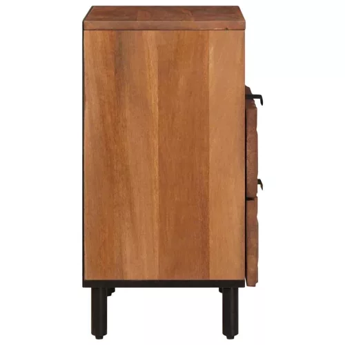  Éjjeliszekrény fiókkal Barna 50 x 33 x 60 cm Tömör Mangófát