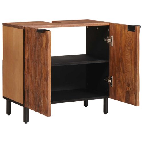  Fürdőszobai mosdószekrény Egyszínű Barna