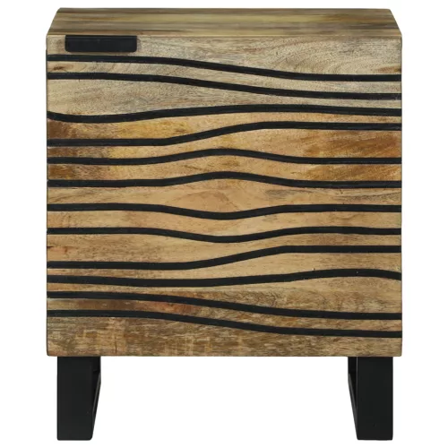  Éjjeli szekrények - 2 db, 40x33,5x46 cm, tömör mangófából