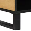  Dohányzóasztalok polcokkal Barna 80 x 50 x 40 cm tömör mangófa