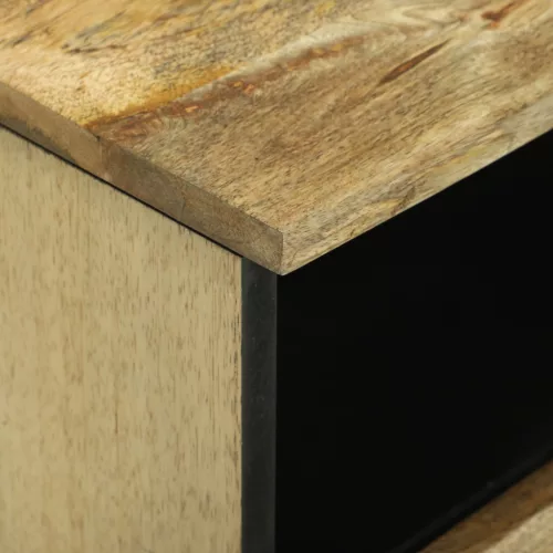  Éjjeli szekrények, 2 db, 40 x 33 x 46 cm, Tömör Mangófából