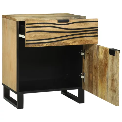  Éjjeli Szekrény 50x33x60 cm – Tömör Mangófából