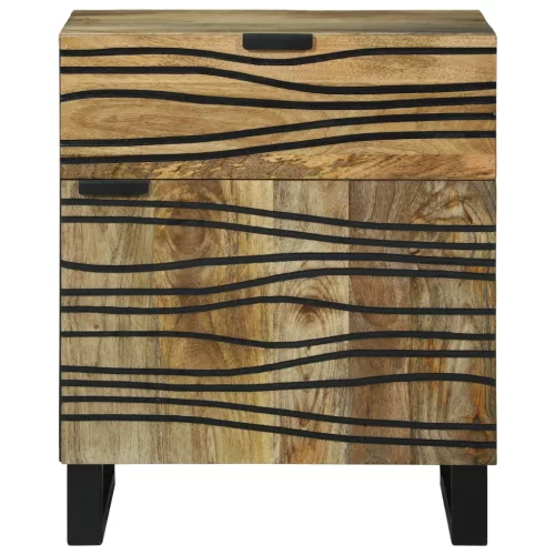  Éjjeli Szekrény 50x33x60 cm – Tömör Mangófából