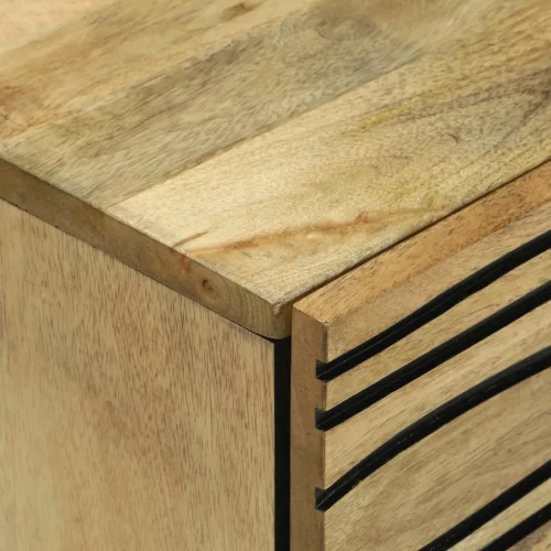  Éjjeli Szekrény - 50x33x60 cm Tömör Mangófából.