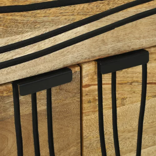  Éjjeli Asztal 50x33x60 cm Tömör Mangóból