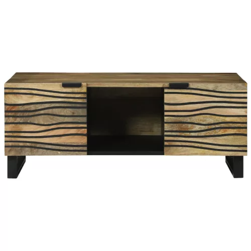  Dohányzóasztal 100x54x40 cm - Tömör mangófából