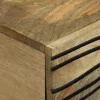  Dohányzóasztal 100x54x40 cm - Tömör mangófából
