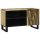  TV Szekrény - 80x31.5x46 cm Tömör Mangó és Mérnöki Fa